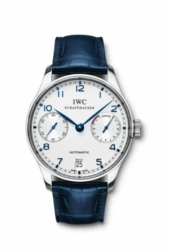 IWC Portuguese Automatic Stainless Steel / Silver IW5001-07 (5001-07, IW500107)